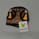 EcoBark Step in Dog Harness - Eco-Friendly Teacup Dog Harnesses for, and Dogs - Reflective and Adjustable Mini Body Halter Vest -Tiny Soft Mesh Harness Under 5 lbs (Leopard, XXXS)
