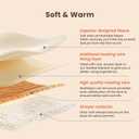 Cow Print Electric Heated Blanket Queen-Dual Control Heating Blanket Queen Size with 10 Heat Levels & 10 Hours Auto-Off, Cozy Soft Fleece Sherpa, Washable, 84x90 Inche Cow Print Apricot (05 - Apricot Ombre-khaki)