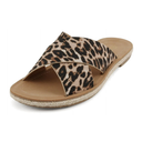 Soda Sandals Ladies, Leopard, 8.5