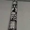 LovingWay 14.7 feet Wallpaper Roll Retro Newspaper Shelf Liner 17.7x177 Inch White Text Office File Cabinets Lining Black Paper Christmas Wall Decor