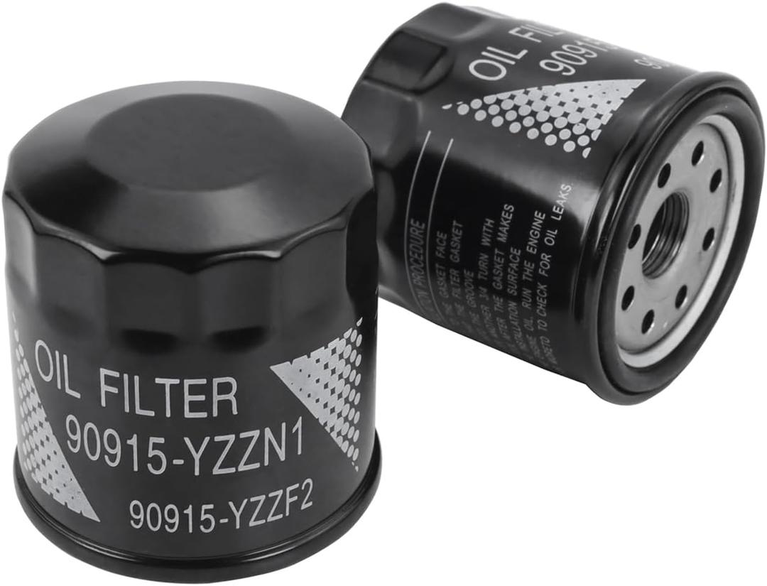 Kefly 90915-YZZF2 Engine Oil Filters 90915-YZZN1 Fits for Toyota RAV4 Camry Corolla Prius Highlander Avalon Lexus Replaces 90915-10009 90915-YZZE1 (2-Pack)