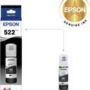 EPSON 522 EcoTank Ink Ultra-high Capacity Bottle Black (T522120-S) Works with ET-2720, 2800, 2803, 2840, 4700, 4800, 4810