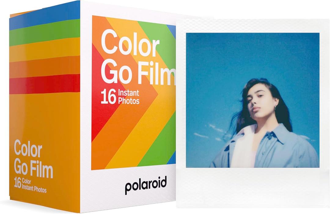Polaroid Go Color Film - Double Pack (16 Photos) (6017) - Only Compatible with Polaroid Go Camera (White Frame)