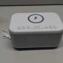 Alarm Clock Speaker Wireless Charger, Digital Alarm Clocks Bedrooms Bluetooth, Alarm Clock Dimmable Light Bedrooms Dual Alarm Snooze Dimmer 12 24H RGB Night Light Bluetooth USB AUX, Gray