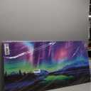 Aurora Canvas Wall Art For Bedroom Wall Decorations For Living Room Office Wall Decor Aurora scenery Large Wall Art Painting on Canvas Prints Picture Wall Art for Bedroom Bathroom Framed Modern Room Canvas Artwork 30x60inch(75x150cm)