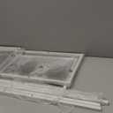 OLIXIS Dresser for Bedroom, 7 Storage Drawers, Wide Fabric Closet Chests Organizer Tower Furniture, TV Stand with Wooden Top Metal Frame for Clothes, Living Room, Hallway, Entryway, Classic White