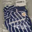 uideazone Baby Toddler Boys Zipper Rash Guard Swimsuit UPF 50+ One Piece Beach Swimwear Bathing Suits 3-36 Months (12-18 Months, Navy Blue Stripe)