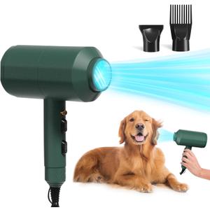 Dog Cat Hair Dryer,Professinal Double Force Grooming Blower Dryer for Medium/Small Pets,IEC & UL Certificated