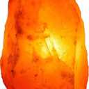 Dimmable Salt Lamp, Natural Himalayan Crystal Rock Salt Lamp Pink Light, Hand Crafted Wooden Base Direct from Foothills of The Himalayas Home Decor, Night Light & Gifts (7-11LB)
