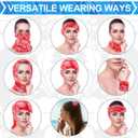 60 Pcs Neck Gaiter Bulk for Men Women Balaclava Face Mask Coverings Seamless Headwear Bandana UV Protection Neck Scarf