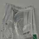 Chengu 9 Pack Clear Zipper Pouches Multipurpose PVC Waterproof Pouch Document Bag for Teacher School Office Supplies Clear Travel Bags for Cosmetic Wallet Pencil Organize(White Side)