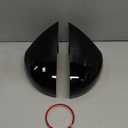 1 Pair Black Side Mirror Covers Cap Housing Compatible with 2022-2025 11th gen Honda Civic LX EX EX-L Sport Si Sedan Hatchback without Turn Signal Model