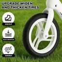 Toddler Balance Bike 2 Year Old, 12 Inch No Pedal Kids Bike for 2-5 Years Old, Kids Bicycle for Age 24 Months to 5 Years Old Boys Girls Birthday Christmas Toy Gift