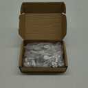 40pcs 1/8" Cable Cross Clamps, T316 Stainless Steel Cross Cable Clamps for 3mm Wire Rope or Rod Fittings, No Drilling Clips for Wire Trellis Kits (Heavy Duty)
