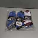 Debra Weitzner Womens Runner Ankle Socks - Low-Cut Colorful Socks (Size 9-11 and 10-13) 12 Pairs (Ankle Blue & Maroon)