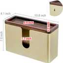 MyGift Gold Paper Towel Holder - Wall Mounted Paper Towel Dispenser & Bathroom Napkin Holder