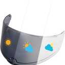 PSLER Sedici Strada 2 Visor - Sedici Strada 2 and Strada 3 Face Shield Motorcycle Helmet visor Accessories Replacement for LS2 FT2 VECTOR Sedici Strada 2 Strada 3 FF801 FF397Photochromic