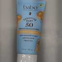 Babo Botanicals Sensitive Baby Mineral Sunscreen Lotion SPF50 - Natural Zinc Oxide - Face & Body - Fragrance-Free - Water-Resistant - EWG Verified - Vegan - Extra Sensitive Skin - For Babies & Kids