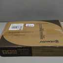 Dual Monitor Stand - Vertical Stack Screen Free-Standing Monitor Riser Fits Two 13 to 34 Inch Screen with Swivel, Tilt, Height Adjustable, Holds One (1) Screen Up to 44Lbs (Black)