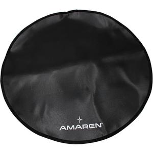 Heat Resistant Hookah Mat, Black, Protective Placemat for Hardwood Floor and Carpet, Charcoal Protection