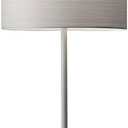 Adesso Table Lamp with Scratch Proof and Corrosion Resistant Body - Perfect Lighting for Bedroom and Living Room Decor, Matte White