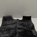 GRANNY SAYS Bathroom Toilet Rugs U Shaped, Bath Mats for Bath, Bathroom Rugs Non Slip Washable, Absorbent Microfiber Toilet Mat, Soft Plush Shaggy Bath Carpet, 20" x 24", Black