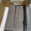 Giikin Countertop Shelf Organizer, 2 Tier Coffee Organizer for Desktop, Grey Counter Shelf Spice Rack for Kitchen (Grey, M)