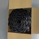 NONMON Corrugated Garden Edging Border 6"50Ft Landscape Edging Border Sturdy Lawn Edging Border for Lawn, Flower Bed, Garden Fence, Paver Edging, Black