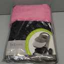 Tadpoles Quilted Stroller & Car Seat Cover - Black & Pink | 27" x 20" x 2" | Made of 100% Super Soft Microfiber Polyester | Warm, Gentle & Durable | Ideal for Use as a Stroller Cover & Car Seat Cover