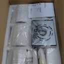 Ralbay LED Modern Bathroom Vanity Lights 6 Lights Crystal Glass Stainless Steel Bathroom Vanity Lights Fixtures Over Mirror LED Modern Crystal Glass Vanity Lights