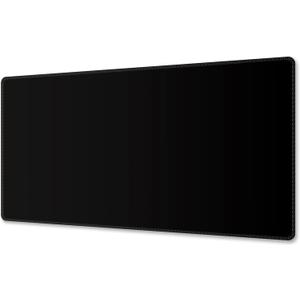 Meffort Inc XXL Mouse Pad Thick Water Resistance Desk Mat with Non-Slip Rubber Pad for Home Office & Gaming (31.5 x 15.7 Inch, Black)