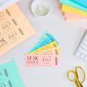 Astrobrights Mega Collection, Colored Cardstock, Punchy Pastel 5-Color Assortment, 320 Sheets, 65 lb./176 gsm, 8.5" x 11" - MORE SHEETS! (91780)