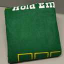 Poker Table Game Mat Layout - 36" x 72" Rectangle Las Vegas Style Green Casino Felts Table Top Cover, Great for Poker Game Night Events Theme Party Fundraisers & Gatherings