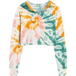 Imily Bela Kids Crop Tops Girls Hoodies Cute Plaid Long Sleeve Fashion Sweatshirts (S)