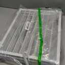 Freestanding Short Dog Gate, 16.5" Tall Small Pet Gate Easily Step Over, Metal Foldable Pet Gate, Up to 51" Wide Puppy Fence, Gate for Stairs and Doorways, Indoor, Outdoor Use, No Drill Pressure Mount