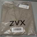 ZVX Men's Solid Color Knitted Cardigan Sweater Fall and Winter Large V-Neck Top, Lapel Versatile Casual Cardigan Sweater Light Khaki XX-Large (Beige, XXL)