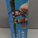 Greatever Dry Snorkel Set,Panoramic Wide View Anti-Fog Scuba Diving Mask,Professional Snorkeling Gear for Adults Kids (Large, Black)