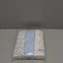 American Baby Company 3 Pack 100% Natural Cotton Fitted Crib Sheets 52" x 28" - Soft, Breathable, Hypoallergenic & Gentle Toddler Bed Sheets, Blue Star/Zigzag, Neutral for Boys & Girls