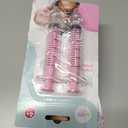 4 x Bluet B - Baby Nasal Syringe (2-Pack) - Safe Silicone Nasal Aspirator for Newborn - Infant Mucus Removal - 10ml Nose Cleaner Syringe for Baby - Toddler Congestion Relief - Reusable Tips - Pink