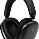 Wireless Headphones, Noise Cancelling Headphones for Work, 80H Playtime, Wireless 5.4 Over Ear Headphones with Mic & Touch Control for Travel, Office & Daily Use, Black