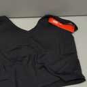 THE GYM PEOPLE Womens' Sports Bra Longline Wirefree Padded with Medium Support (Small, Black)