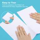 MaxGear Postcards Blank Printable Postcards Paper, Thank You Card for Laser and Inkjet Printer, Heavyweight Perforated Cardstock, 4 Printable Cards/Sheet, 100 Christmas Gift Cards, 4.25" x 5.5"