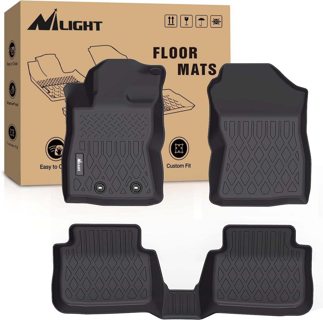 Nilight TPE Floor Mats for Subaru Crosstrek Impreza 2024 2025 2026,All Weather Custom Fit Heavy Duty Floor Liners
