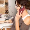 Phone Case for Samsung Galaxy S23 5G Wallet Cover with Tempered Glass Screen Protector and Slim Credit Card Holder Stand Magnetic Cell Accessories S 23 23S GS23 G5 SM-S911U 6.1 inch Women Men Boys Red