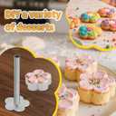 Cake Pop Mold Kit,Cake Pop Cutter, Pusher, 100pcs Cake Pop Sticks, Durable Cake Pop Maker for Cakepops, Lollipops, Chocolates, Candies & Cookies