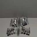 24 Pcs College Dorm Room Supplies Decor Skirt Pants Hangers with Clips Heavy Duty Clip Space Saving Stackable Add on Metal Organization and Storage for Jeans Towels Skirt Trousers Ties Socks