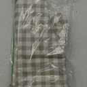 KitchenAid Gingham Oven Mitt 2-Pack Set, Milkshake, 7"x13"
