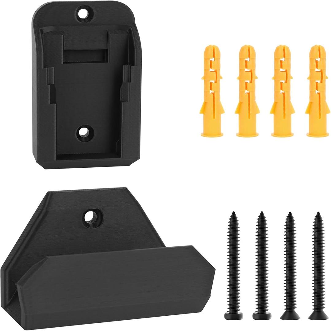 20V Leaf Blowe Wall Mount -20v Battary Wall Mount Compatible with Model Dewalt DCBL722 Leaf Blower Wall Mounted Holder Storage Hook Bracket with Included Hardware