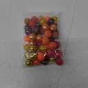 120Pcs Rhinestone Clay Beads for Fall 10mm Round Disco Ball Beads Bulk Autumn Orange Yellow Sparkle Loose Craft Bead for DIY Making Bracelet Necklace Thanksgiving Harvest Party Decor