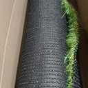 Premium Artificial Grass 4' x 6' Outdoor Rug, 1.38" Realistic Thick Turf for Garden, Yard, Fake Lawn, Dogs Synthetic Grass Mat, Rubber Backed with Drainage Holes, Customized Sizes